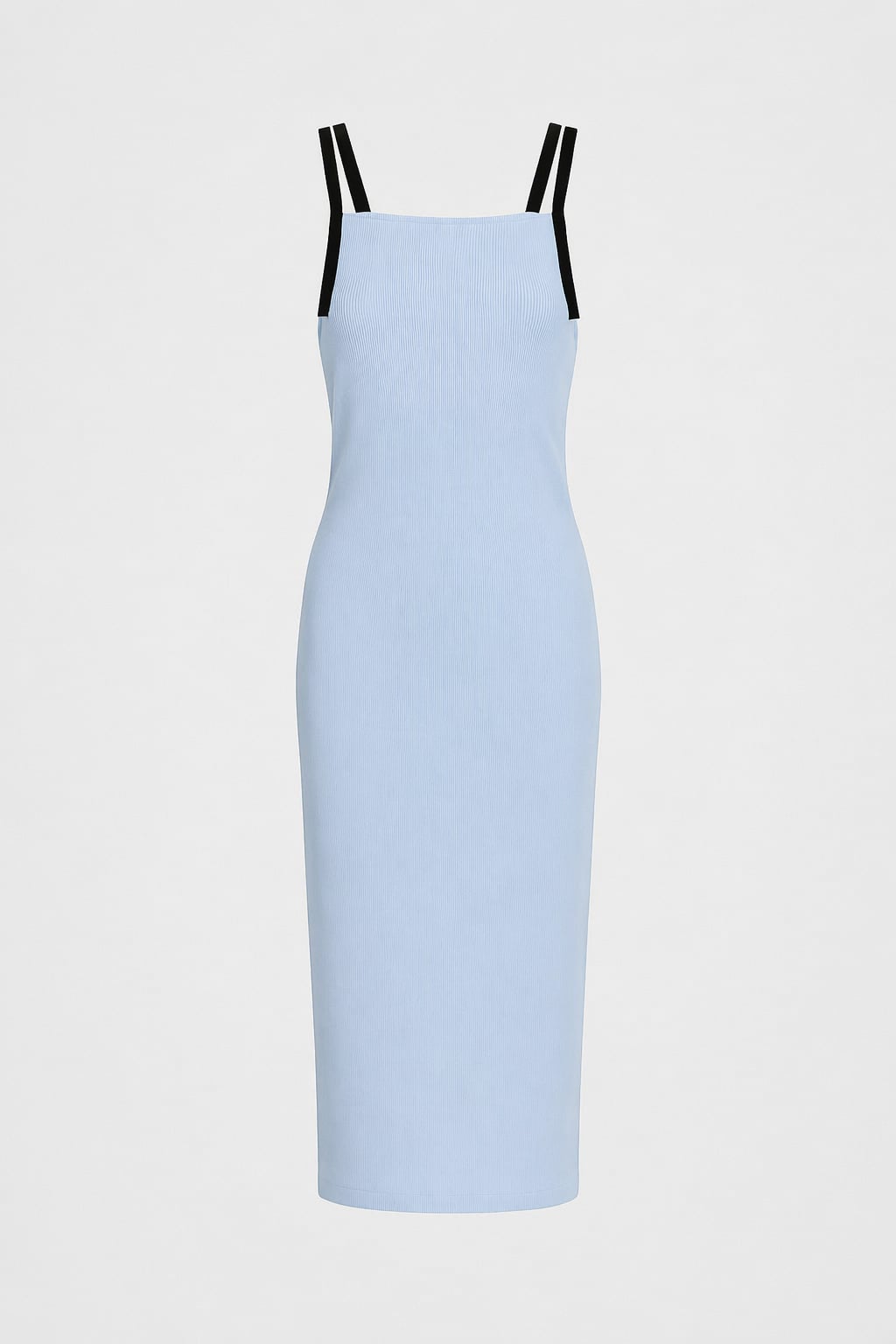 Light grey knitted dress