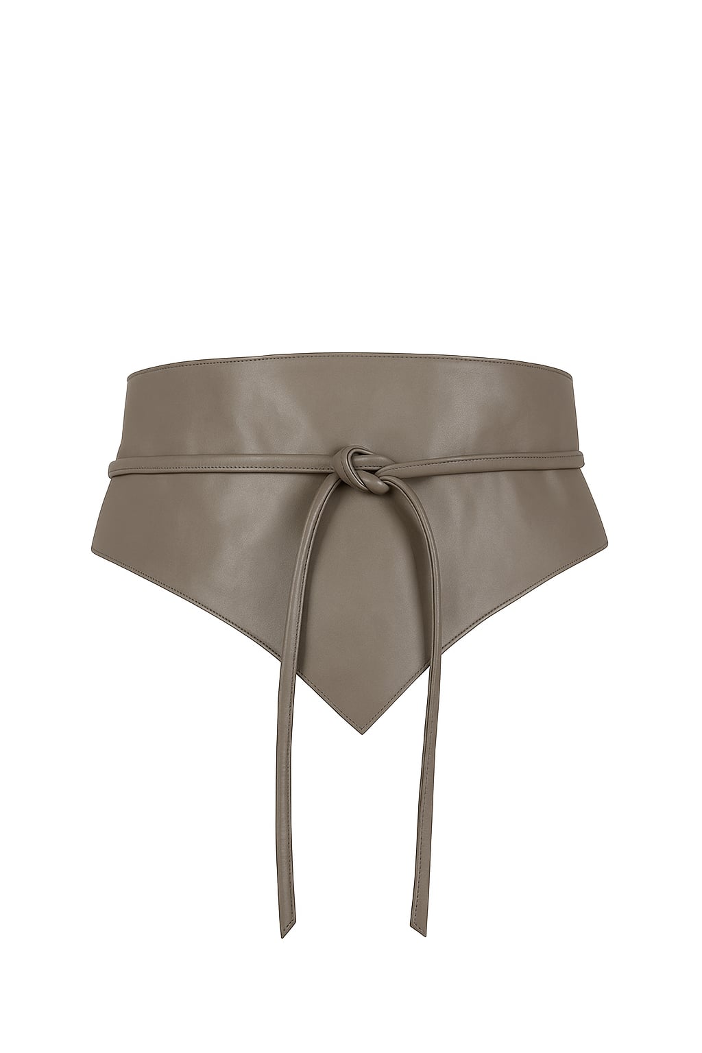 Wide belt with zipper