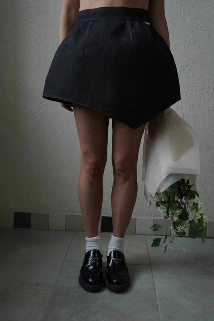 Denim skirt