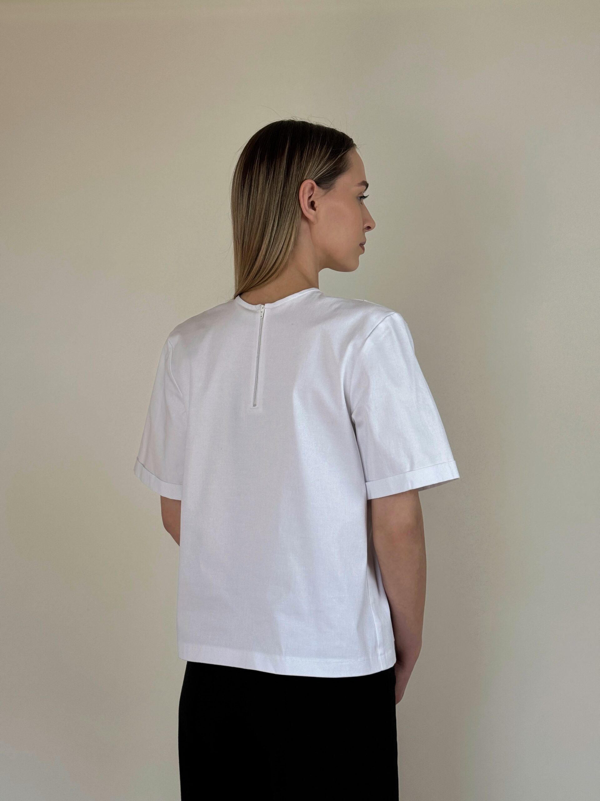 White pintuck shirt (SOLD OUT)