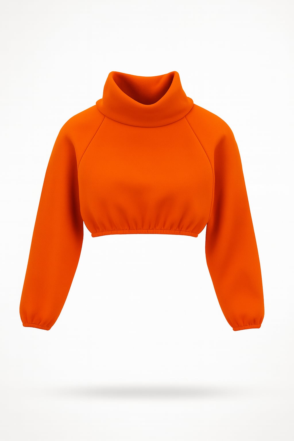 Orange crop pullover