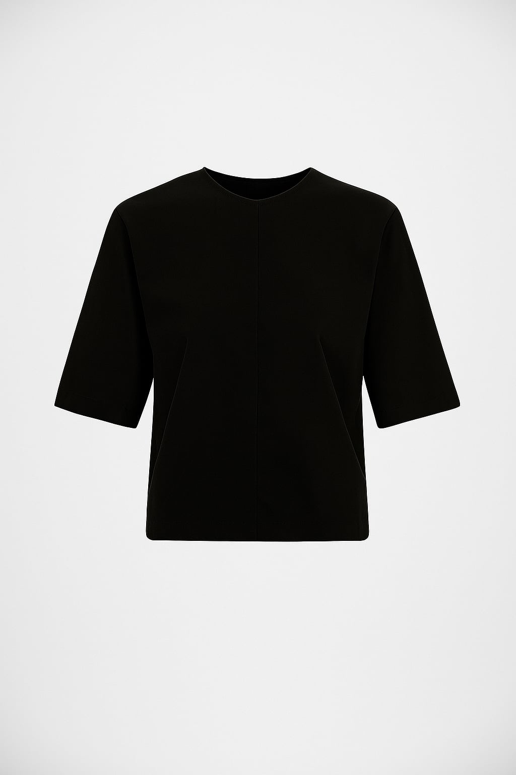 Black pintuck shirt