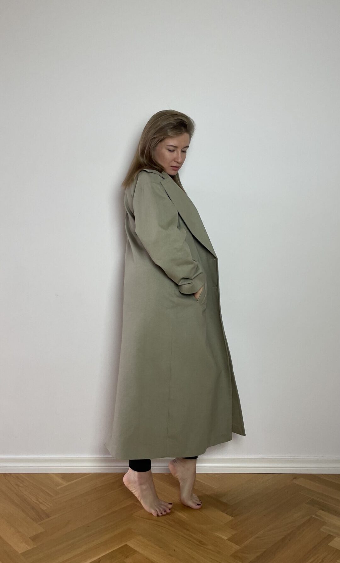 Maxi cotton coat