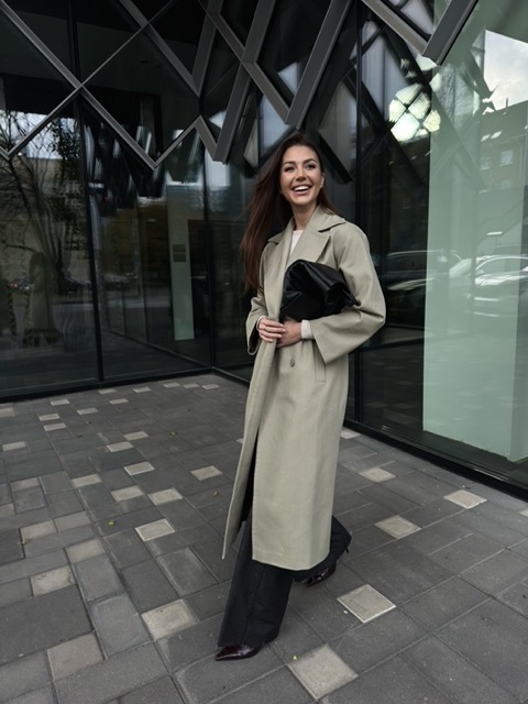 Olive coat