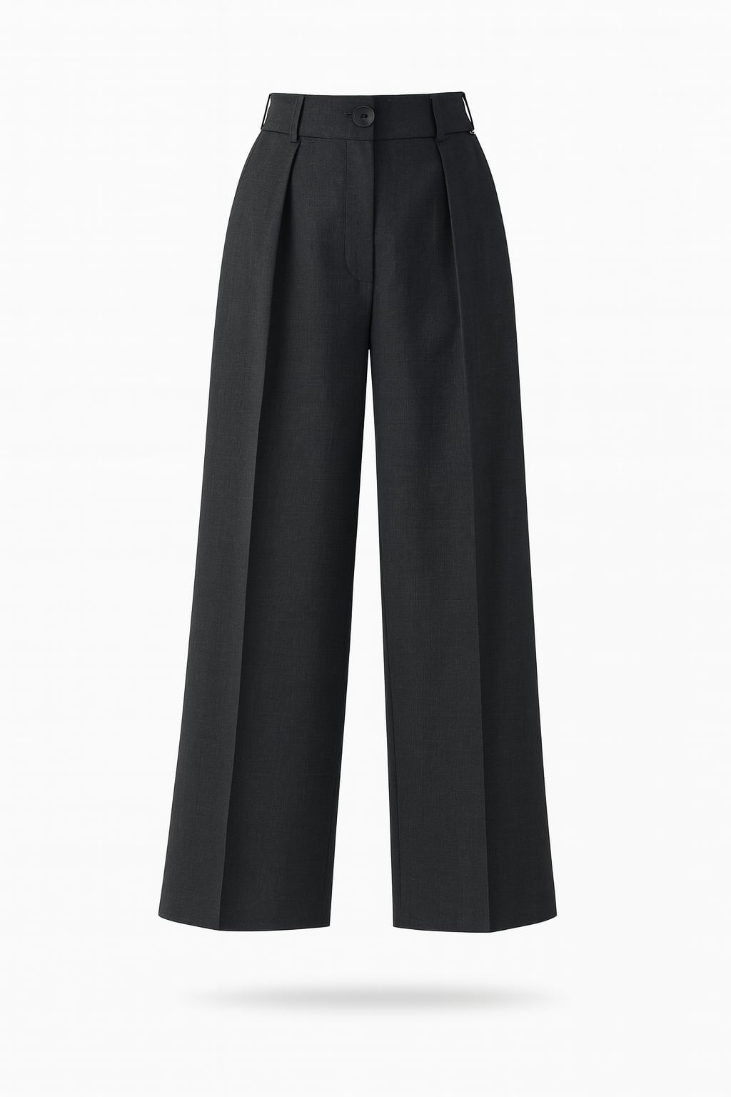 Graphite Wool Palazzo trousers