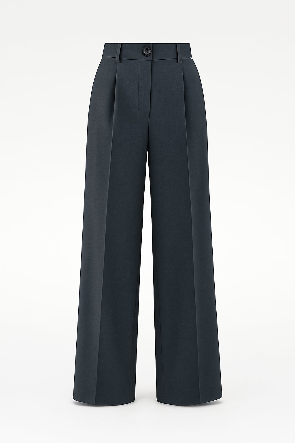Graphite Wool Palazzo trousers
