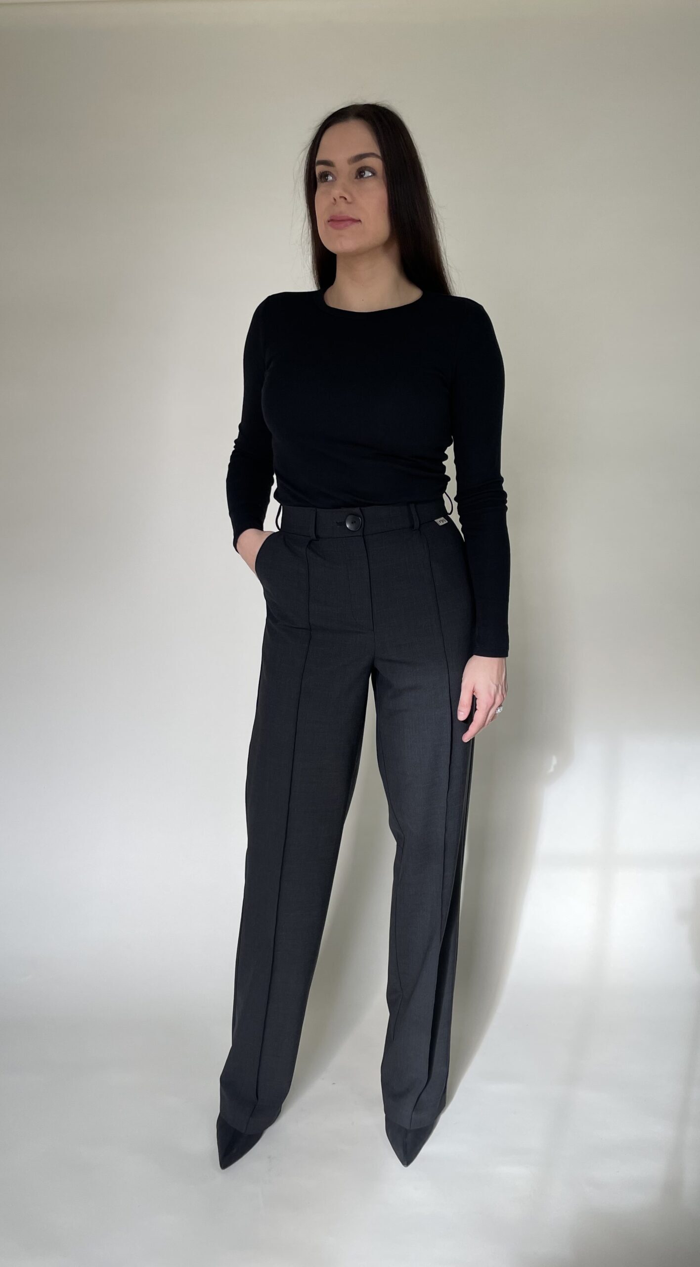 Graphite Wool Trousers