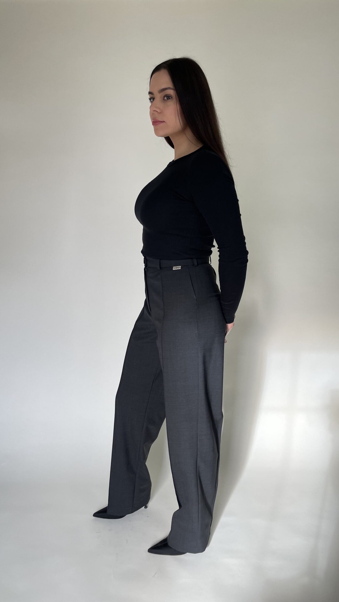 Graphite Wool Trousers