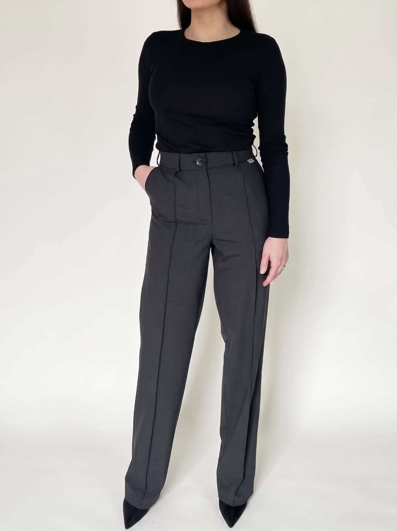 Graphite Wool Trousers