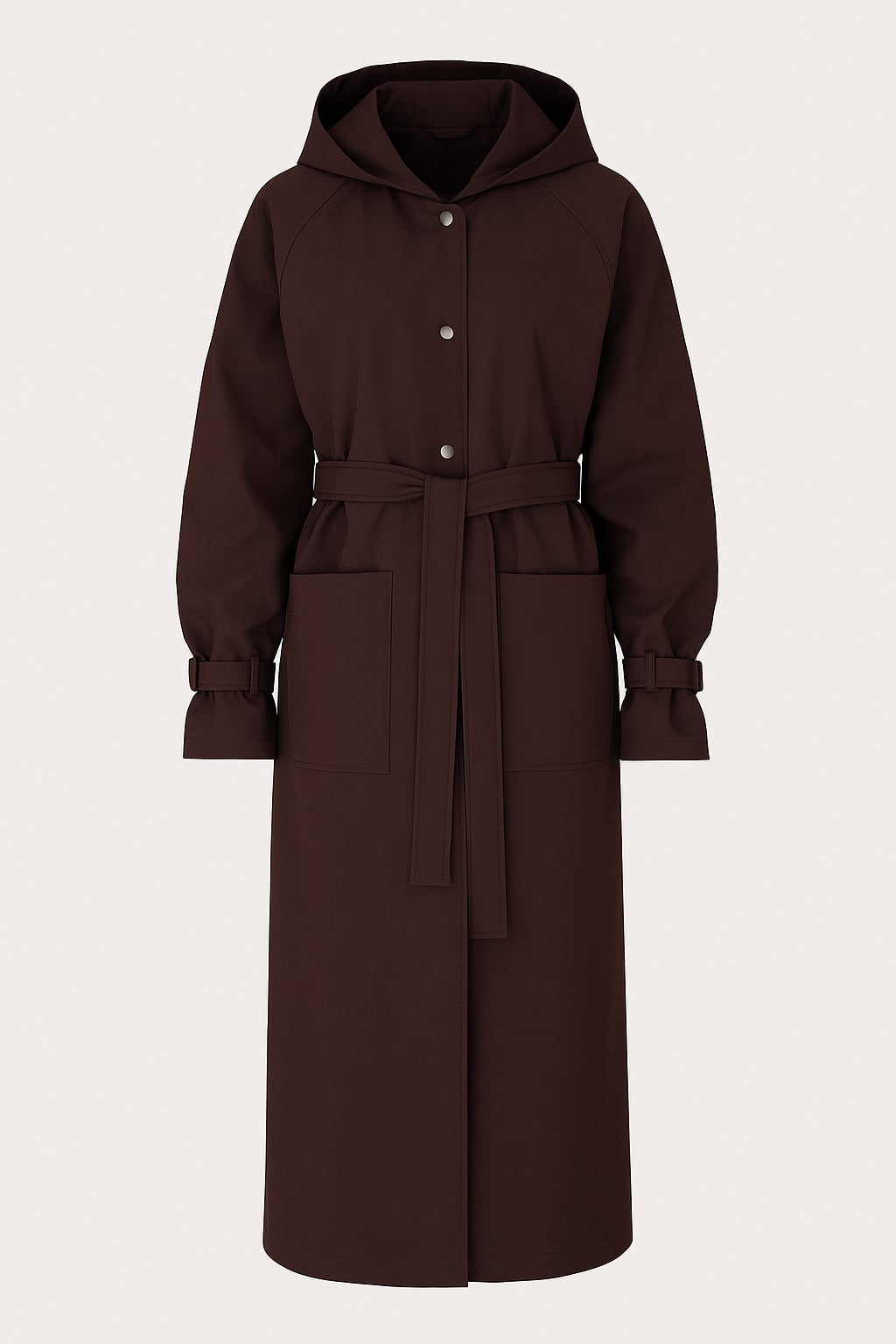 Brown Softshell Trench Coat